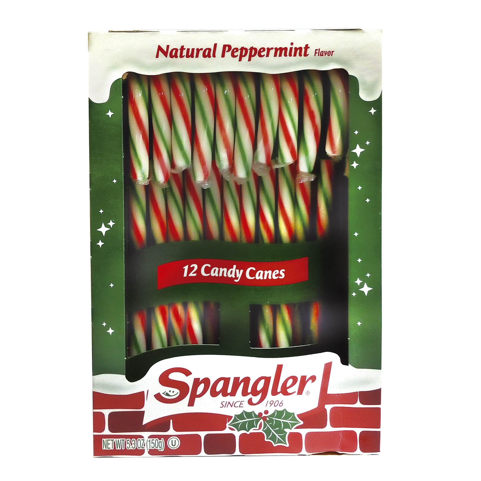 Spangler Green Candy Canes
