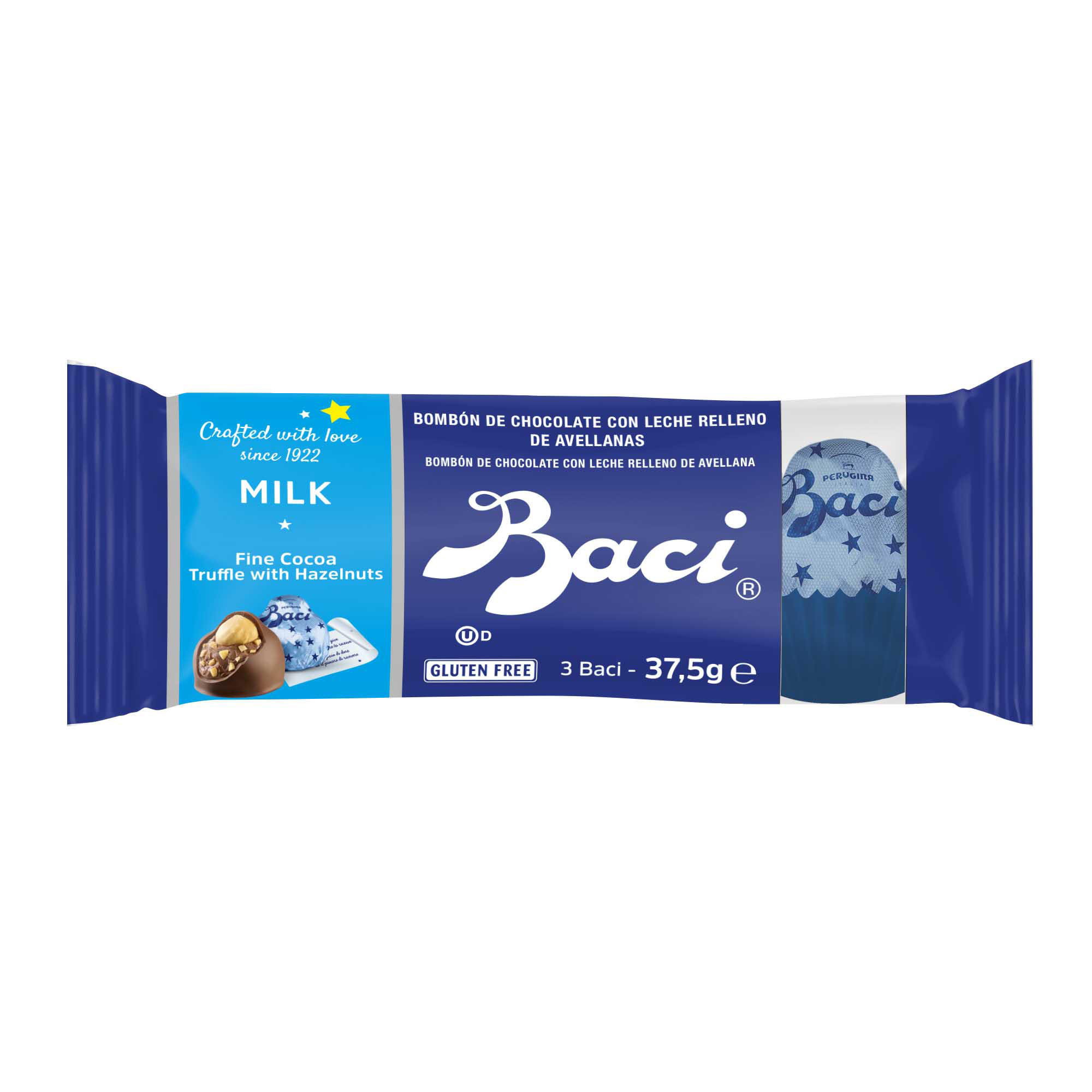 Bombón de Chocolate con Leche Baci Tubo